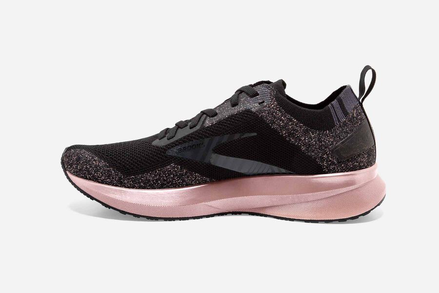 Brooks Israel Levitate 4 Road Running Shoes Womens - Black/Pink - BCD-061825